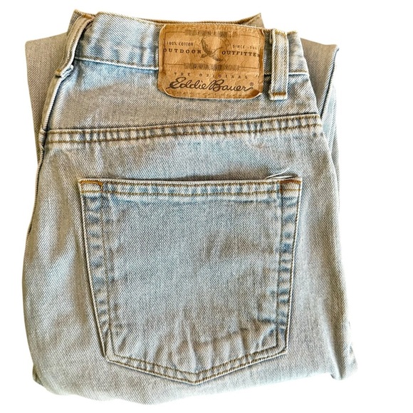 Vintage Eddie Bauer 90s High Rise Straight Leg Jeans Women’s 12 - Picture 2 of 7